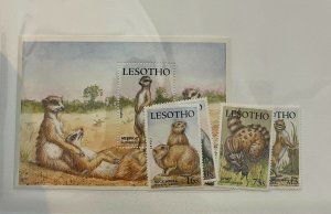 Souvenir Sheet Lesotho Scott #655-9 nh