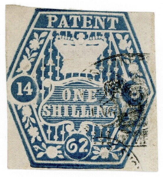 (I.B) QV Revenue : Patent Office 1/- (1862)