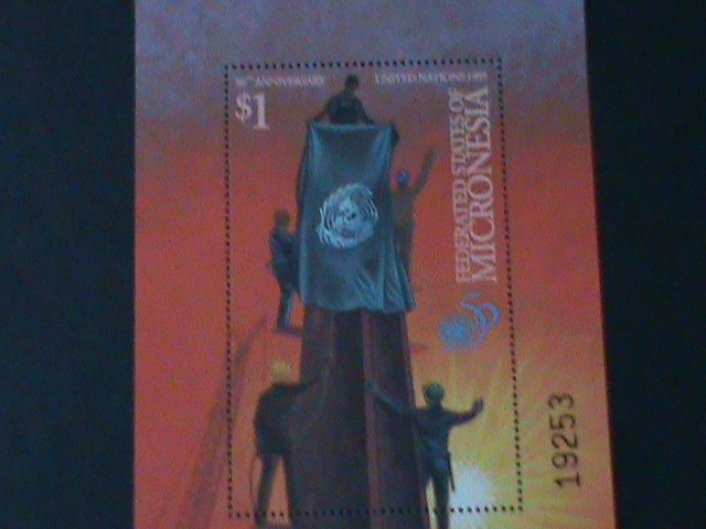 MICRONESIA-1995-UNITED NATION 50TH ANNIVERSARY-MNH -S/S VERY FINE