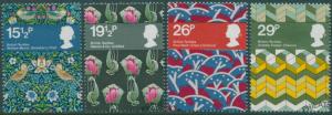 Great Britain 1982 SG1192-1195 QEII Textiles set FU