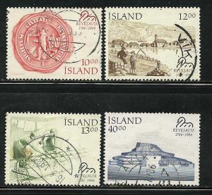 Iceland # 628-31, Used
