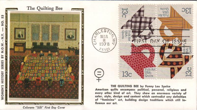 #1745-48 American Quilts NOW Colorano FDC