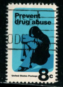 1438 US 8c Drug Abuse, used