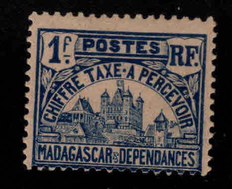 Madagascar Scott J16 MH* Postage due stamp