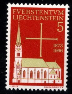 LIECHTENSTEIN Scott 416  MNH** Church stamp