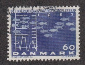 Denmark # 412, Fish & Chart, Used