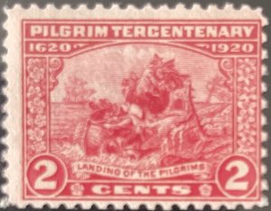 Scott #549 1920 2¢ Pilgrim Tercentenary Landing of the Pilgrims MNH OG