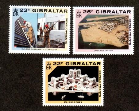 Gibraltar  578-580 Mint NH MNH!