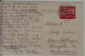 Estonia used card 18.8.32 Narva