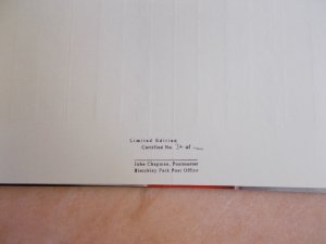 MK Dons Stadium on Glorious England Bletchley Park Smiler Sheet Ltd Edition U/M