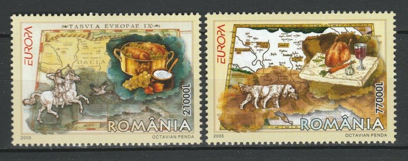 Romania 2005 CEPT Europa 2 MNH stamps