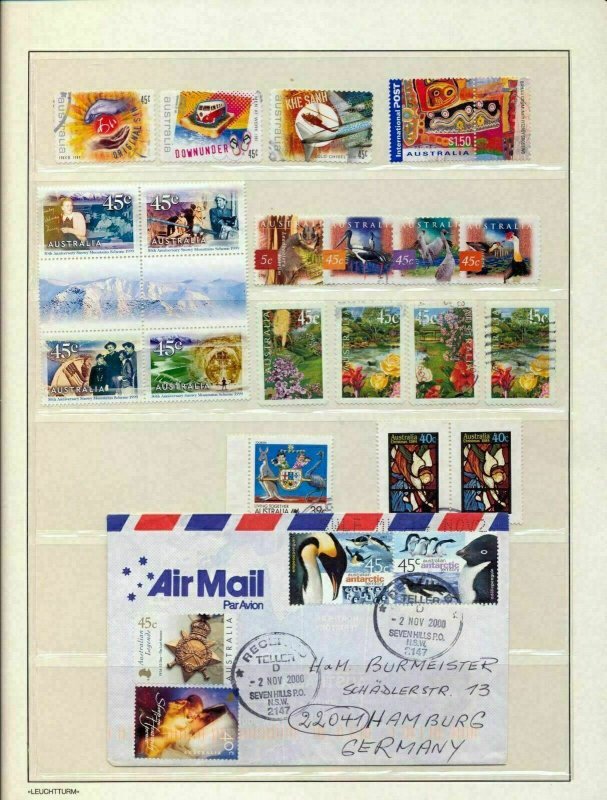 Australia & AAT MNH Used Frama Labels Blocks Cartoons(100+)Mint Face$30+(Hux437