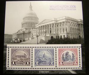 # 4075 MNH DC 2006 WORLD PHILATELIC EXPO. - (3748)