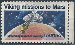 US 1759 (used) 15¢ Viking mission to Mars (1978)