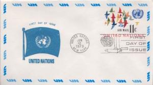 United Nations, First Day Cover, Postal Stationery