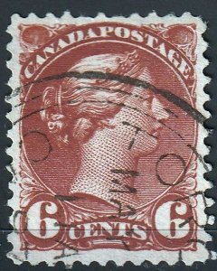 Canada Small Queen #43,  Very Fine