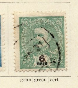 Portuguese India 1913 Early Issue Fine Used 6r. NW-172036