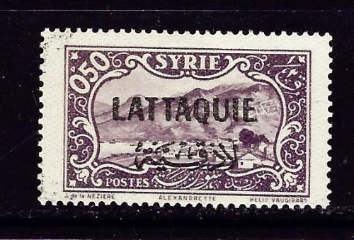 Latakia #7 Hinged 1931 Overprint on stamp of Syria