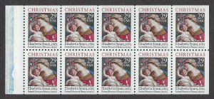 U.S. #2871Ab  CHRISTMAS BOOKLET PANE MINT, NH AT FACE VALUE!