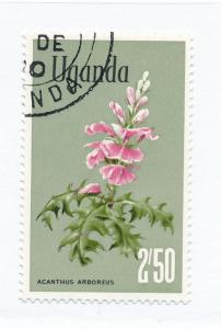 Uganda 1969 Scott 126 CTO - 2.50sh,  Flowers