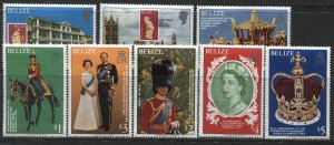 Belize QEII 1979 Coronation Anniversary set mint o.g. hinged