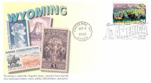 #3610 Greetings From Wyoming Mystic FDC