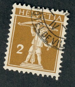 Switzerland #153 used single