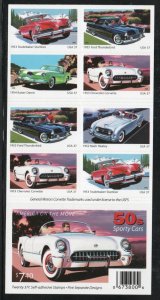 ALLY'S STAMPS US Scott #3935b 37c Sporty Cars - Pane [20] MNH F/VF [F-21a]