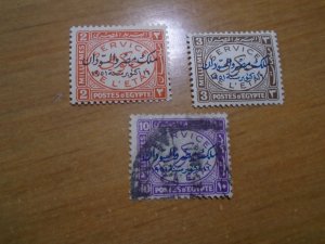 Egypt  #  O61-62/ O65  used / MH