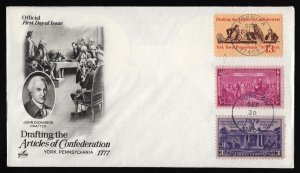 #1726 13c Articles of Confederation-Combo, Art Craft FDC **ANY 5=FREE SHIPPING**