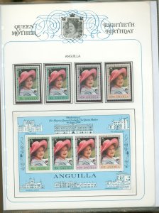 Anguilla #394-397a Mint (NH) Single (Complete Set) (Queen) (Royalty)