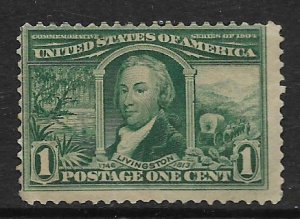 UNITED STATES, 323, HINGED, ROBERT R. LIVINGSTON