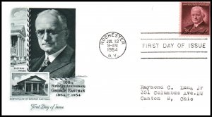 US 1062 George Eastman Artmaster Typed FDC