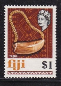 Album Treasures Fiji Scott # 275  Elizabeth Ceremonial Whale's Tooth  Mint NH