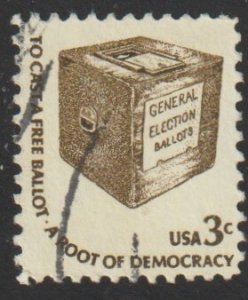 SC# 1584 - (3c) - Early Ballot Box, used single