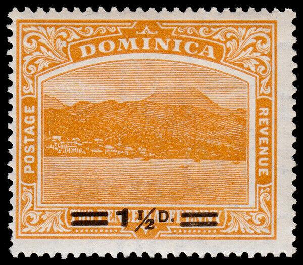 Dominica Scott 55 (1920) Mint H F-VF, CV $7.50 M