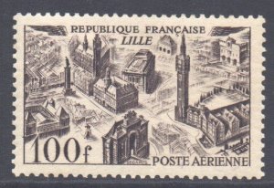 France Scott C23 - SG1055, 1949 Airmail 100f MH*
