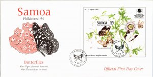 Solomon Islands, Worldwide First Day Cover, Butterflies