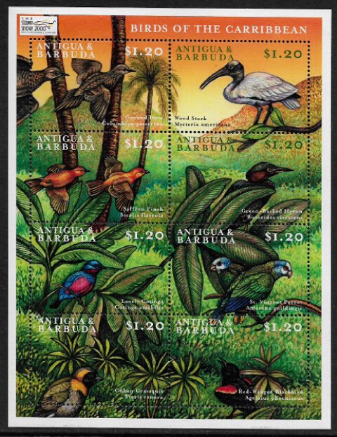 Antigua #2309-10 MNH Sheets - Birds