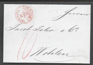 ZURICH 29 DEC 52NACHMIT. Red cds