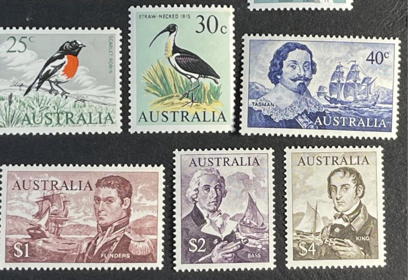 AUSTRALIA # 394-417-MINT NEVER/HINGED--COMPLETE SET--1966-71(lotd)