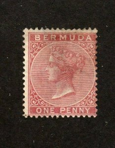 Bermuda stamp #1, MH OG, wmk. 1,   CV $110.00