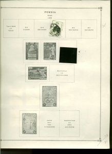 Collection, Iran Part A, 1907/1966 Cat $182 Mint & Used