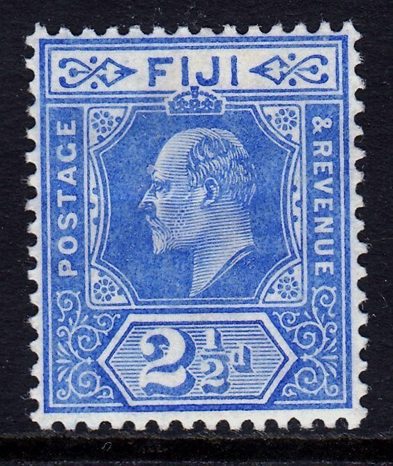 Fiji 1906-12 (1910) KEVII 2½d Mint MH SG 120 CV £7.50