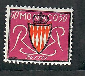 Monaco #312 Mint Hinged single