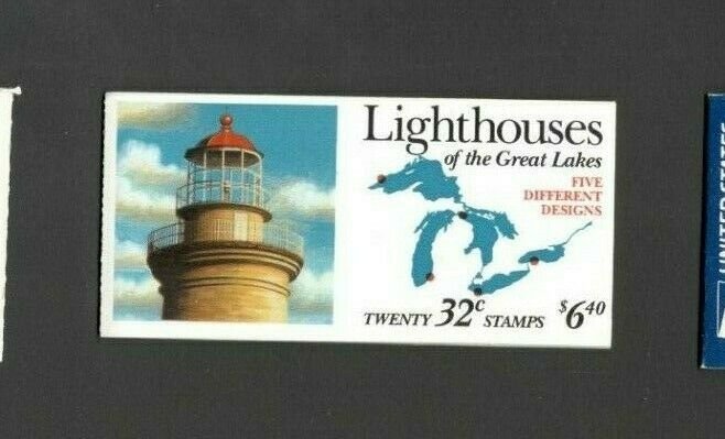 BK230 Lighthouses Booklet Of 20 Mint/nh (Free Shipping)