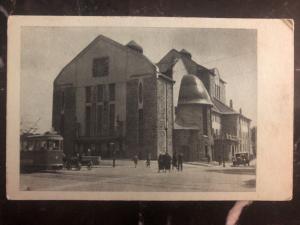 1941 Riga Latvia German Occupation Provisional USSR Stamp RPPC Postcard Cover