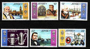 Jersey-Scott#366-71-unused NH set-Huguenot History-1985-