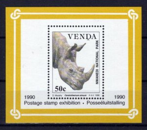 South Africa Venda 208a MNH Rhino Wildlife Conservation ZAYIX 0424S0080