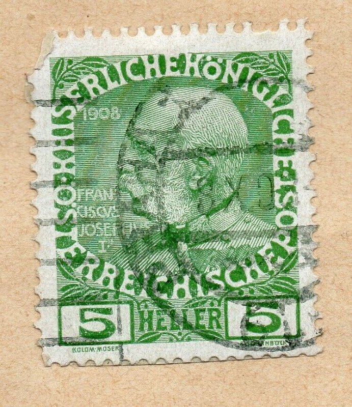 Austria 1906 Early Issue Fine Used 5h. NW-08494